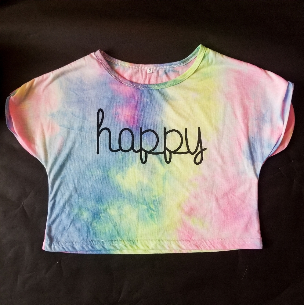 Tie Dye Crop Top Women's